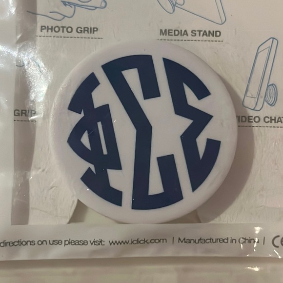 Phi Sigma Sigma sorority Greek life pop sockets for your phone brand new - Picture 2 of 3
